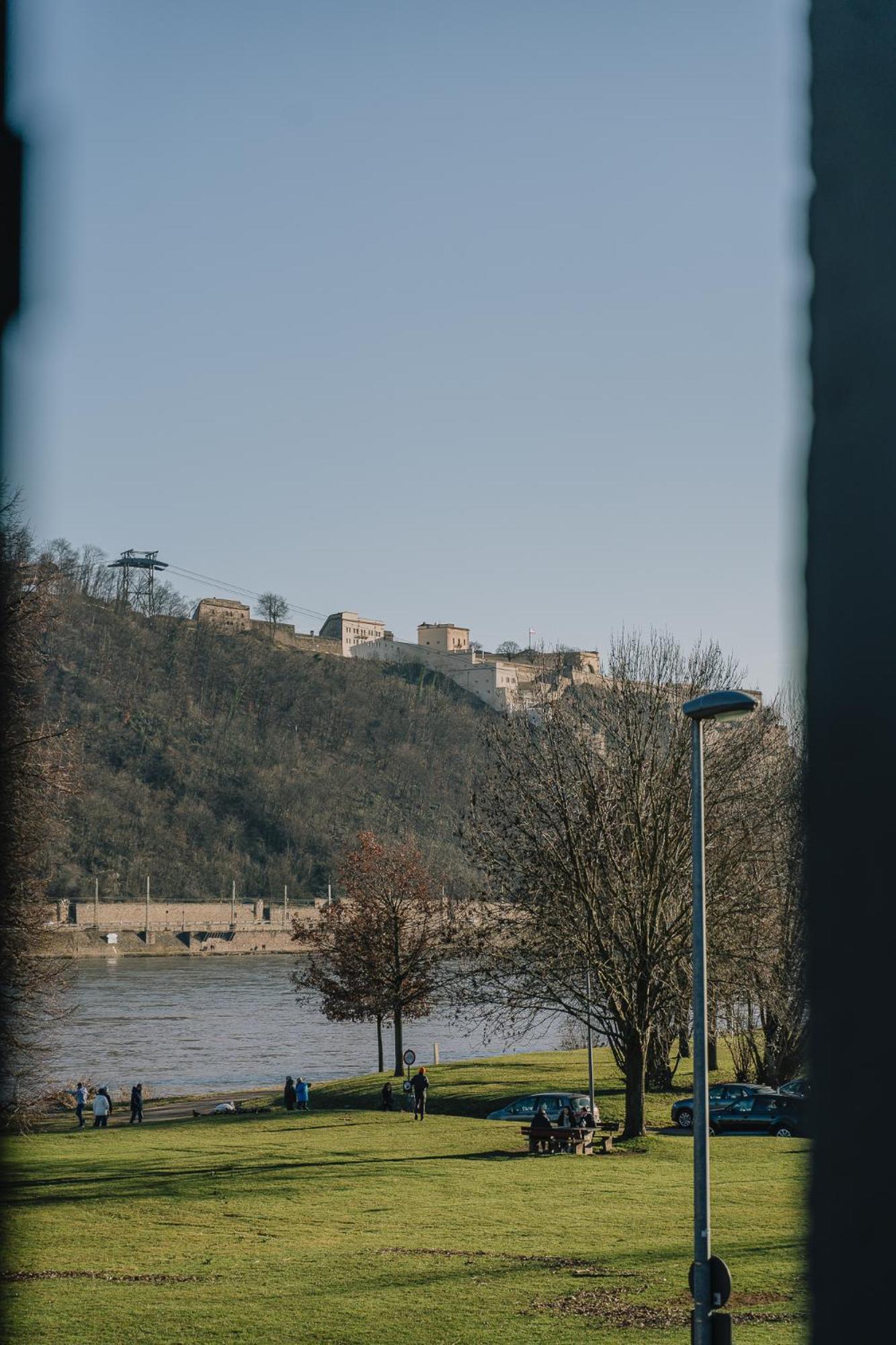 Apartmán Gemuetliche Rheinblick Residenz Koblenc Exteriér fotografie
