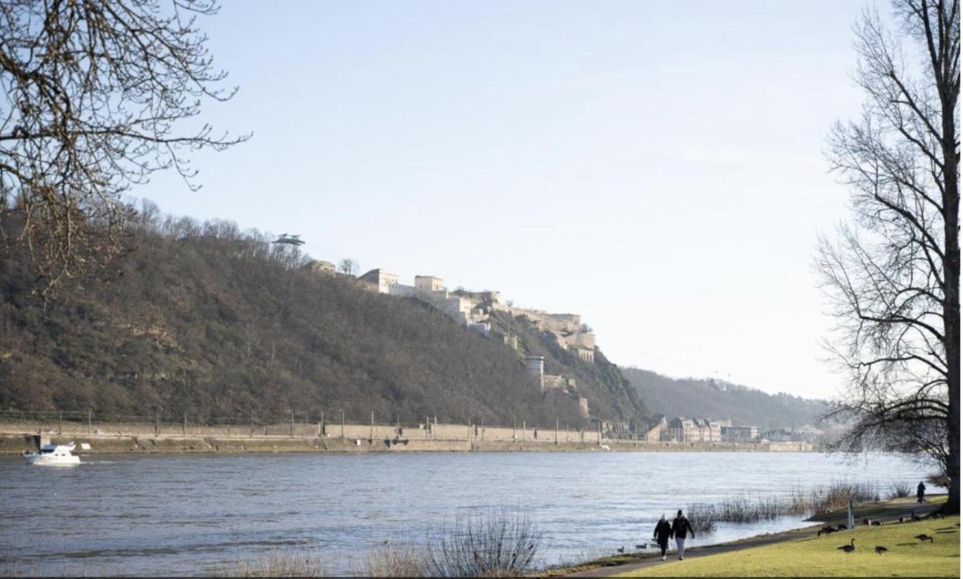 Apartmán Gemuetliche Rheinblick Residenz Koblenc Exteriér fotografie